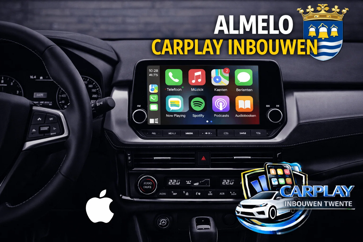 Almelo Carplay Radio Inbouwen in Hengelo