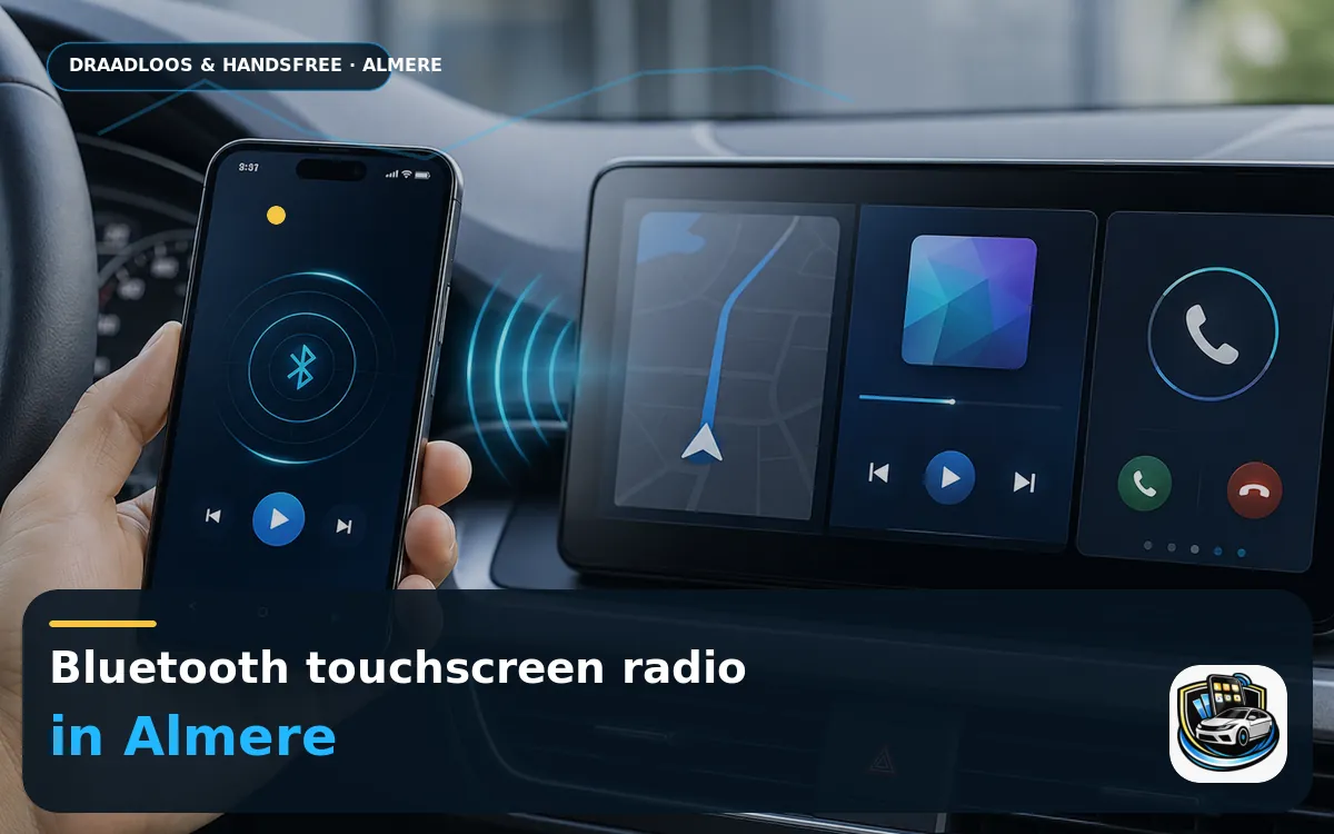 Stadsrijden zonder gedoe: CarPlay inbouwen in Almere — Bluetooth touchscreen radio en handsfree bediening