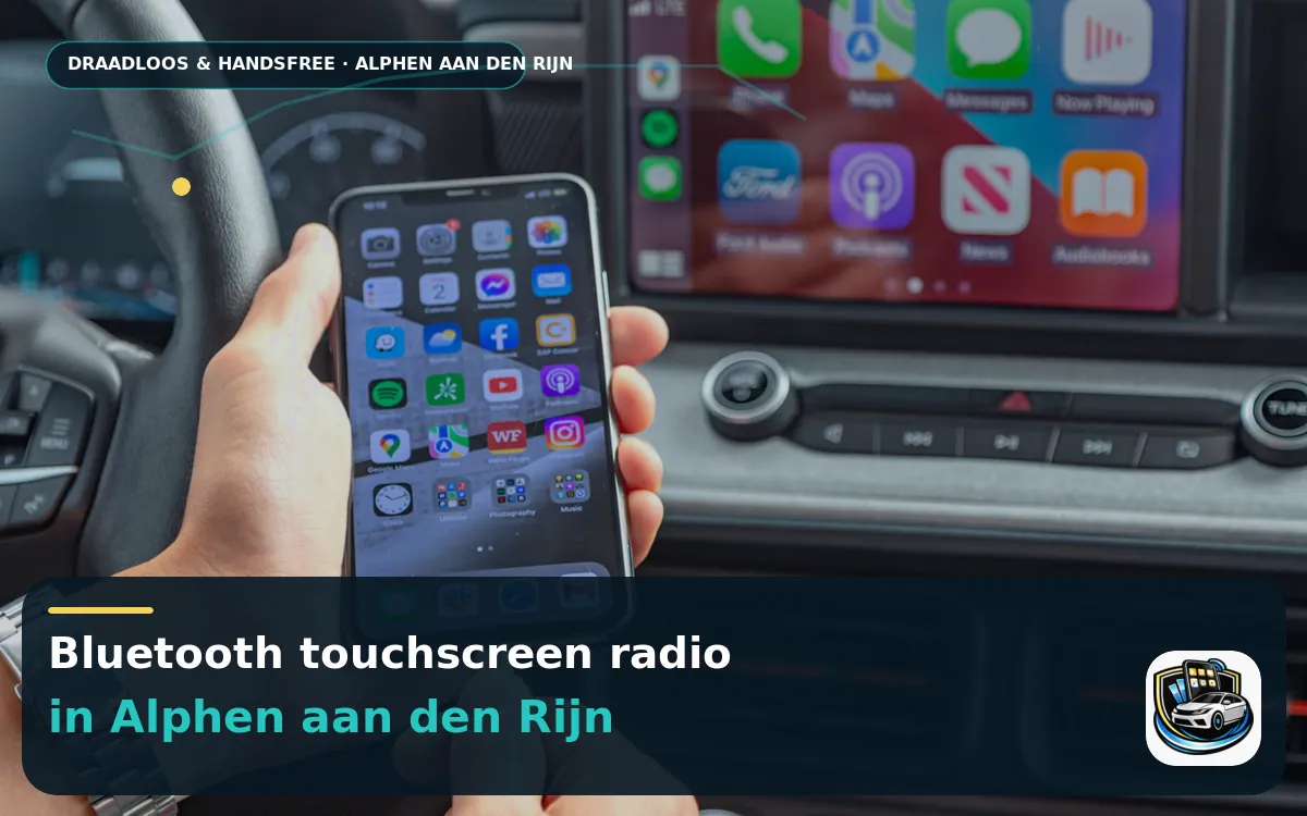 CarPlay inbouwen in Alphen aan den Rijn voor de dagelijkse rit — Bluetooth touchscreen radio en handsfree bediening