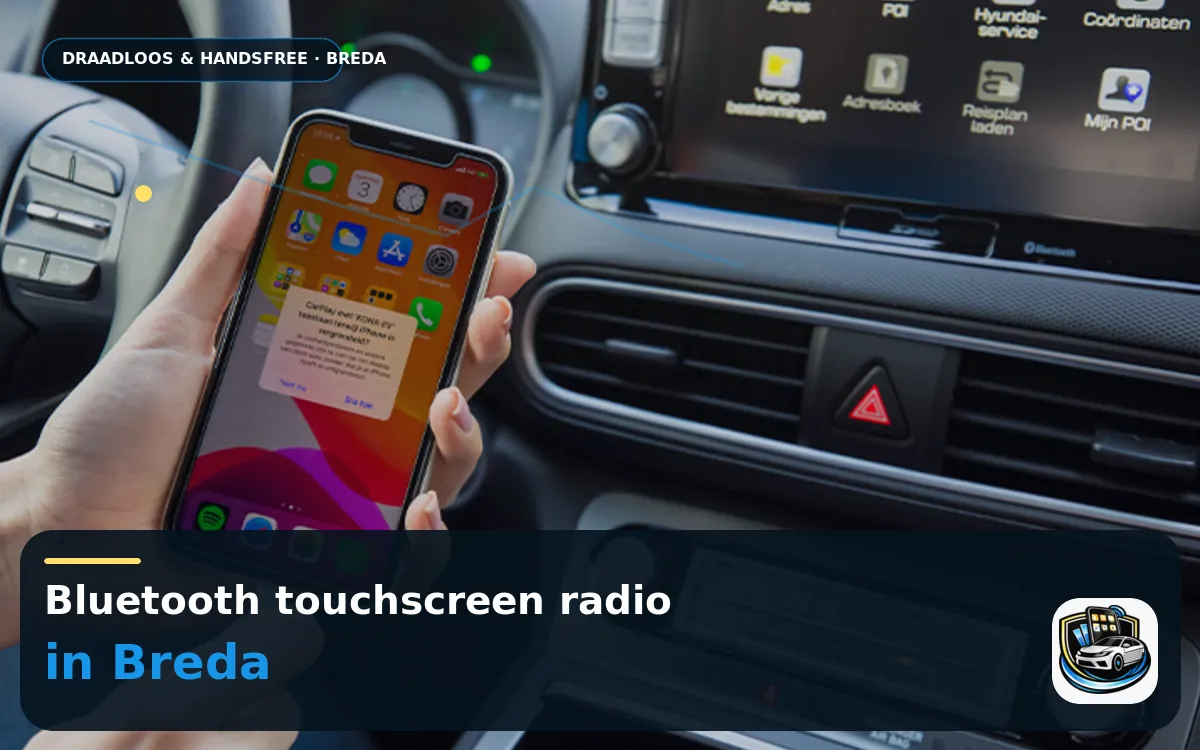 CarPlay en Android Auto inbouwen Breda — Bluetooth touchscreen radio en handsfree bediening