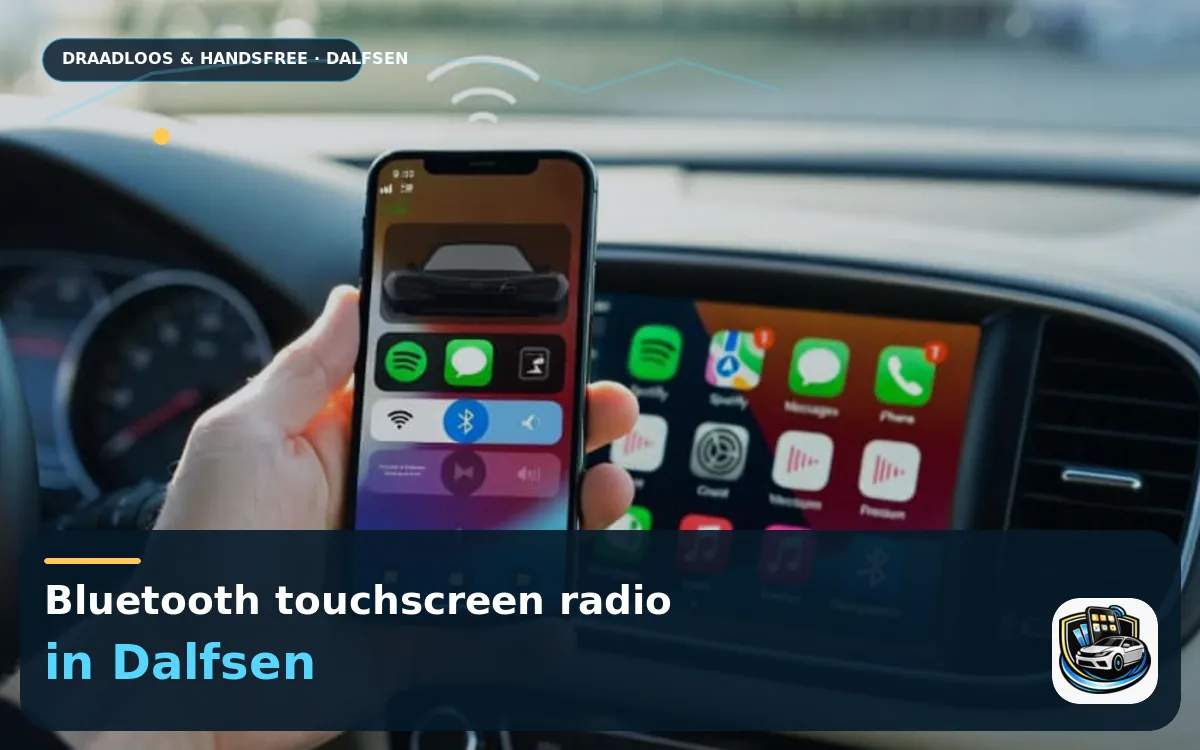 Apple CarPlay inbouwen in Dalfsen — Bluetooth touchscreen radio en handsfree bediening