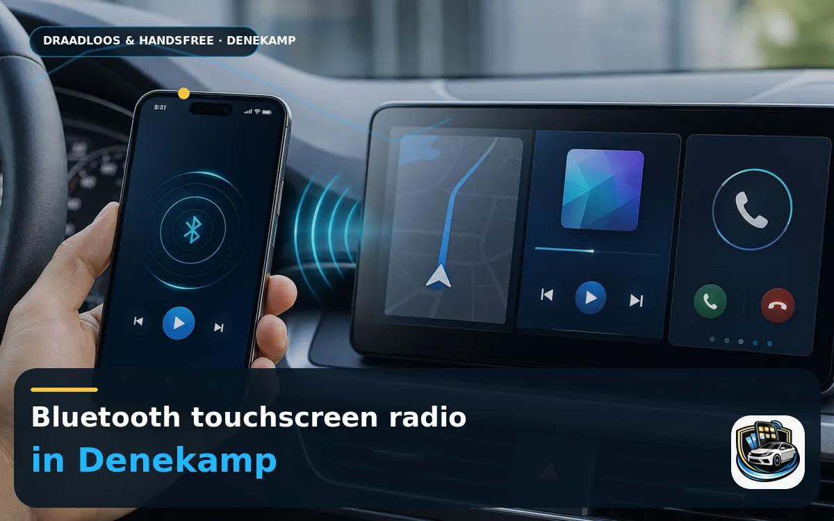 CarPlay inbouwen Denekamp — Bluetooth touchscreen radio en handsfree bediening