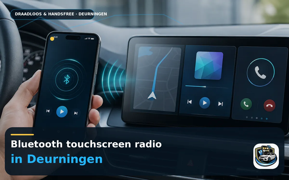 CarPlay inbouwen Deurningen — Bluetooth touchscreen radio en handsfree bediening