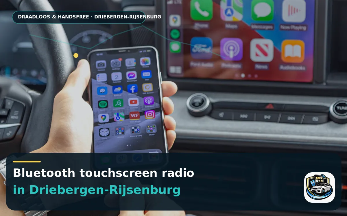 Budgetvriendelijk: CarPlay inbouwen in Driebergen-Rijsenburg — Bluetooth touchscreen radio en handsfree bediening