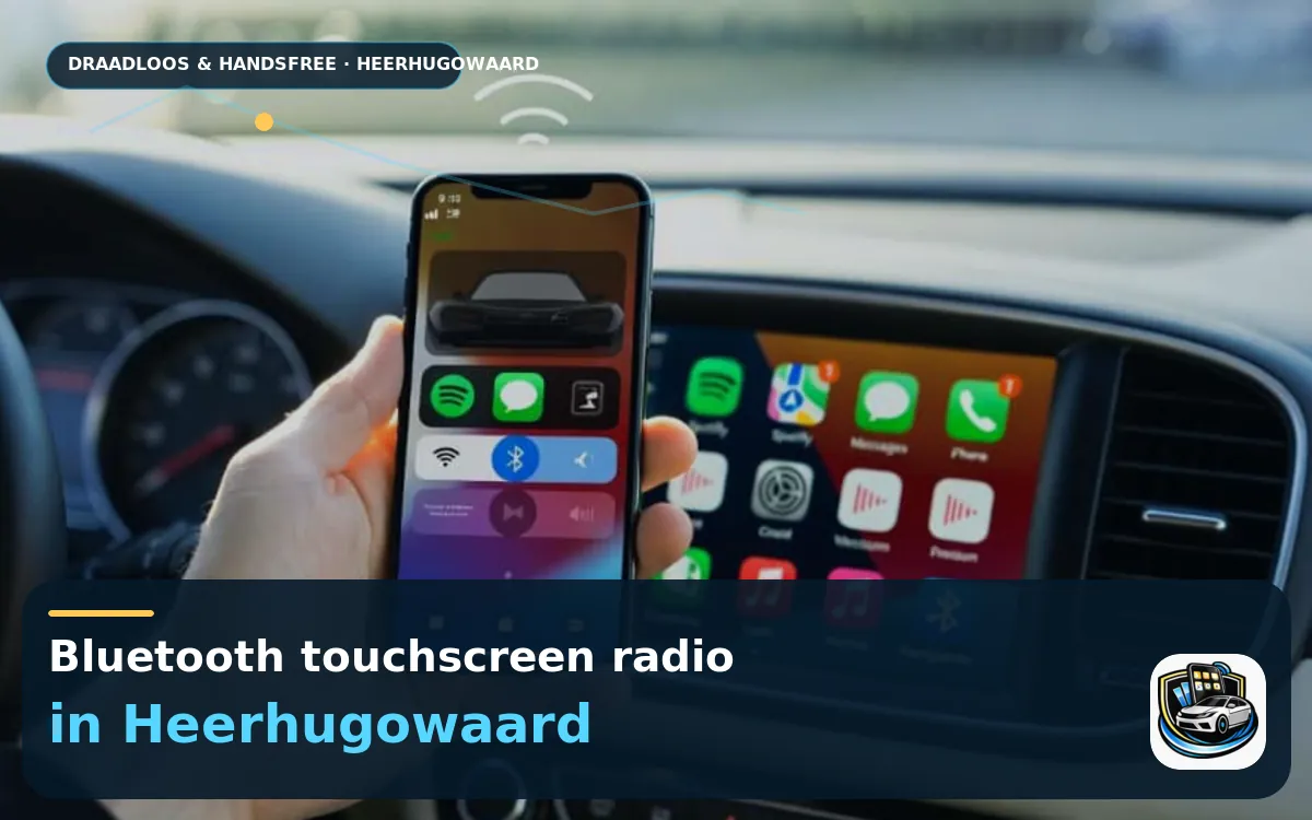 CarPlay scherm laten inbouwen Heerhugowaard — Bluetooth touchscreen radio en handsfree bediening
