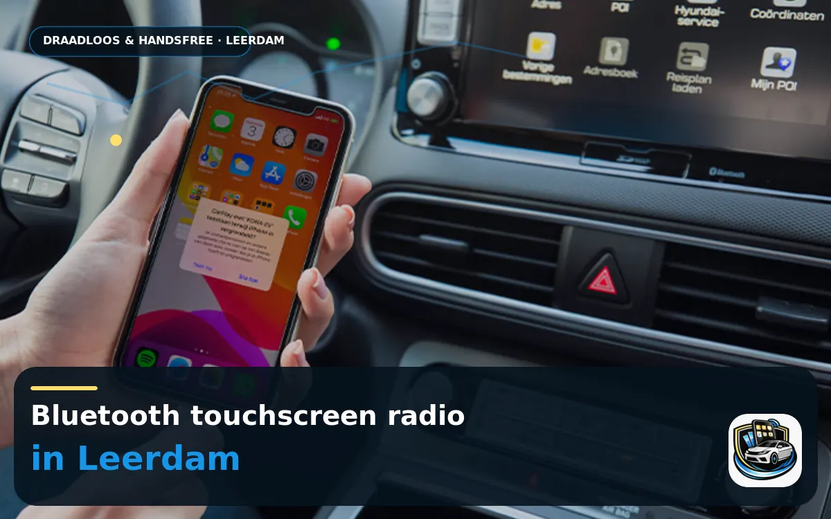 CarPlay inbouwen in Leerdam voor het hele gezin — Bluetooth touchscreen radio en handsfree bediening