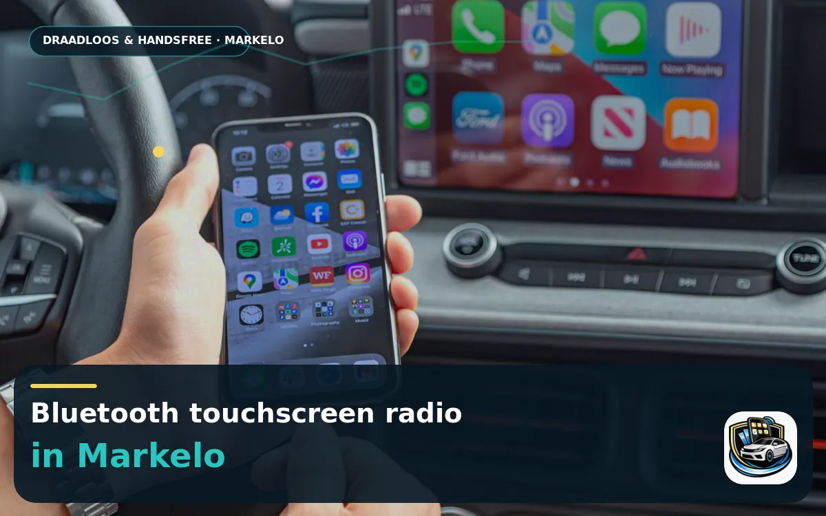 CarPlay inbouwen Markelo — Bluetooth touchscreen radio en handsfree bediening