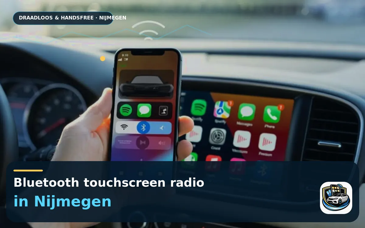 CarPlay inbouwen Nijmegen — Bluetooth touchscreen radio en handsfree bediening