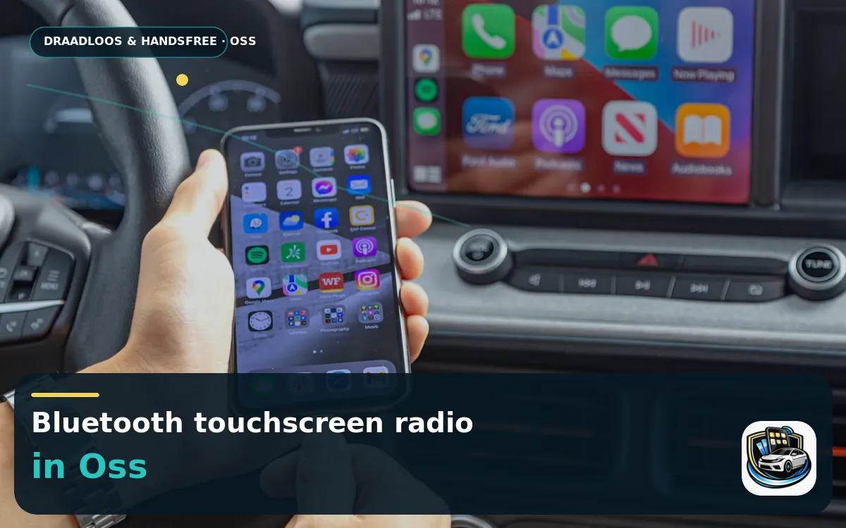 Meer comfort in de stad met CarPlay inbouwen in Oss — Bluetooth touchscreen radio en handsfree bediening