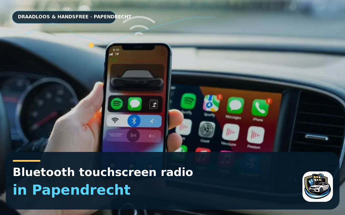 Handsfree door de spits: CarPlay inbouwen in Papendrecht — Bluetooth touchscreen radio en handsfree bediening