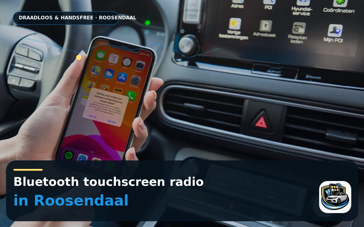 CarPlay en Android Auto inbouwen Roosendaal — Bluetooth touchscreen radio en handsfree bediening