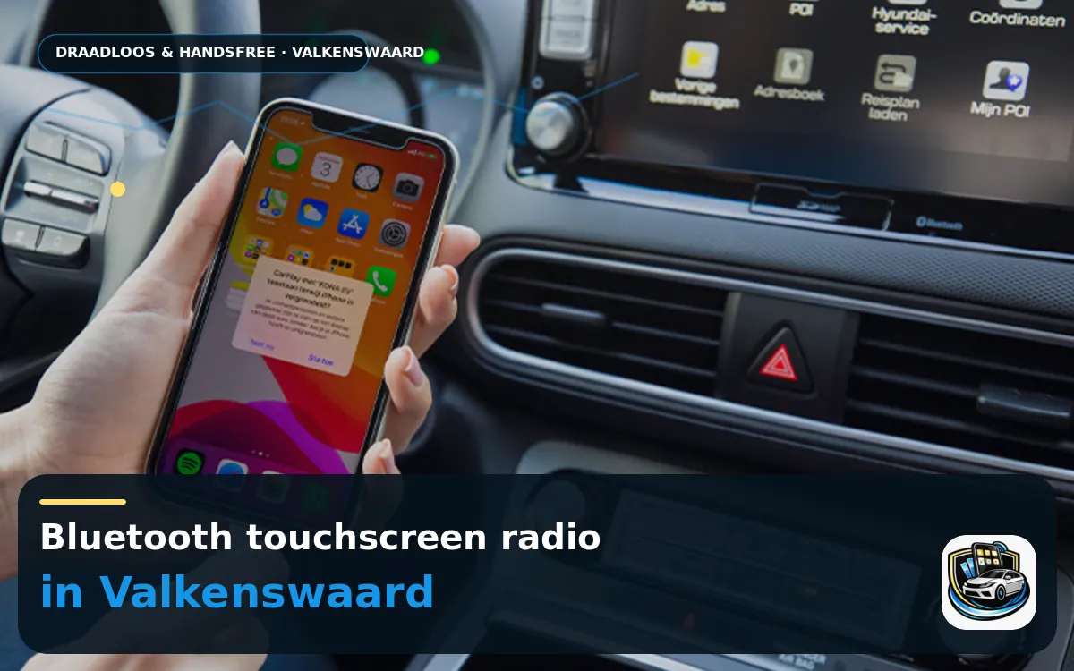Touchscreen met CarPlay inbouwen Valkenswaard — Bluetooth touchscreen radio en handsfree bediening