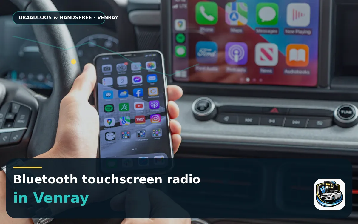 Apple CarPlay en Android Auto inbouwen Venray — Bluetooth touchscreen radio en handsfree bediening