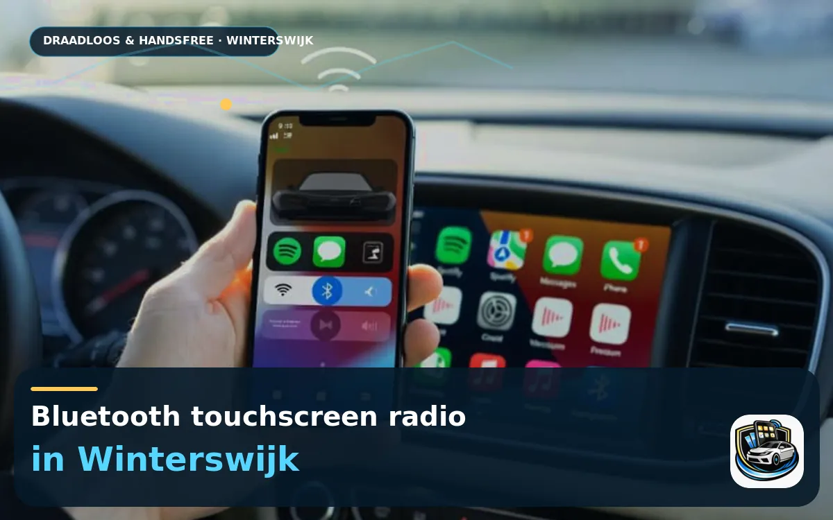 CarPlay inbouwen Winterswijk — Bluetooth touchscreen radio en handsfree bediening