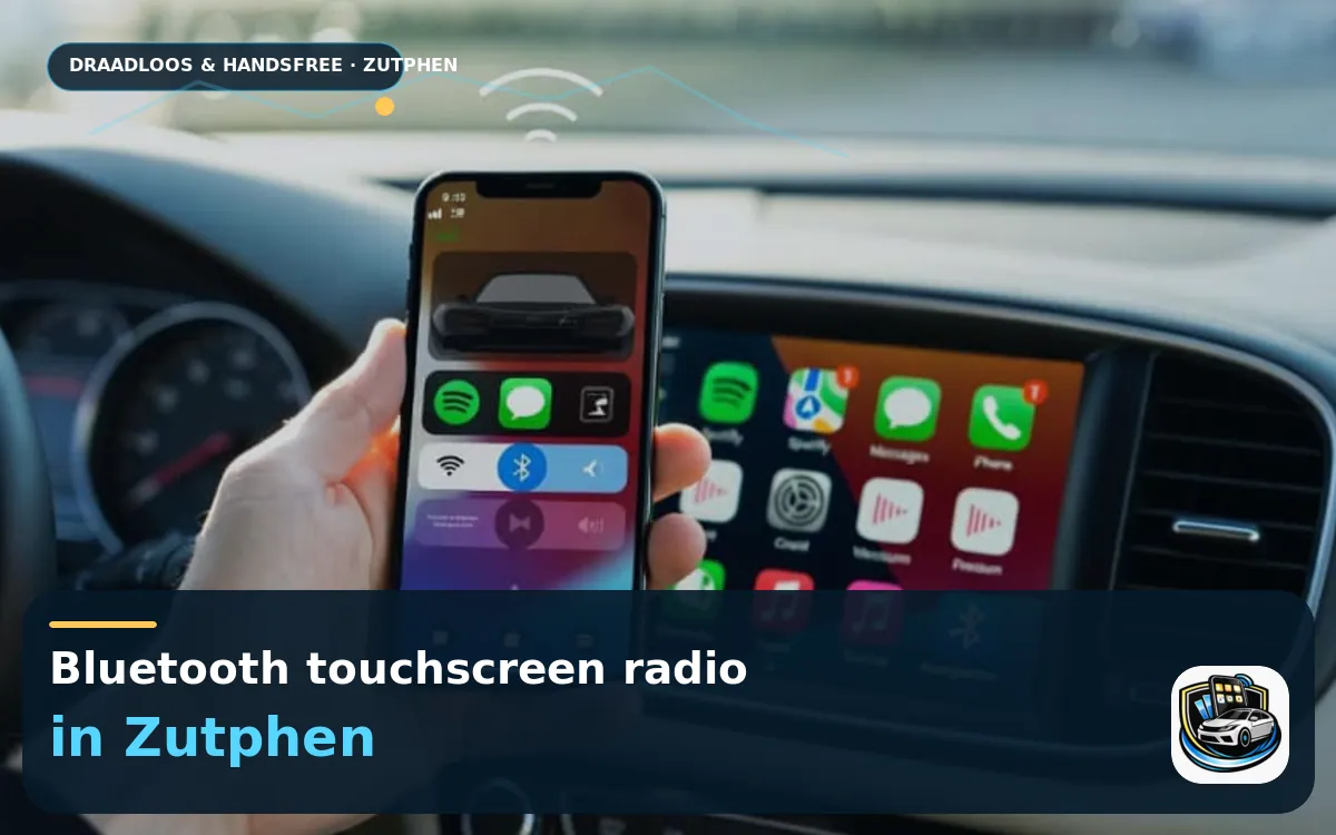 CarPlay inbouwen Zutphen — Bluetooth touchscreen radio en handsfree bediening
